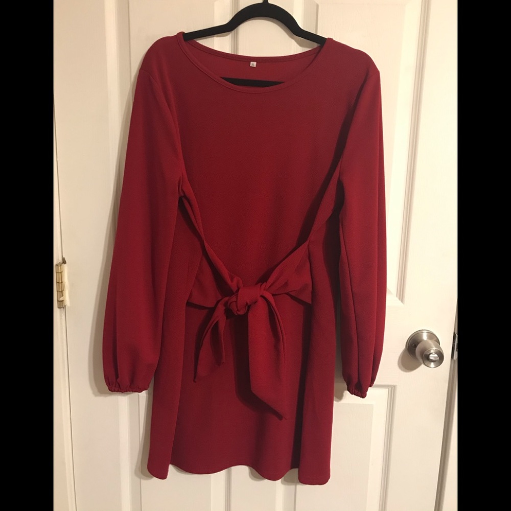 Red dress